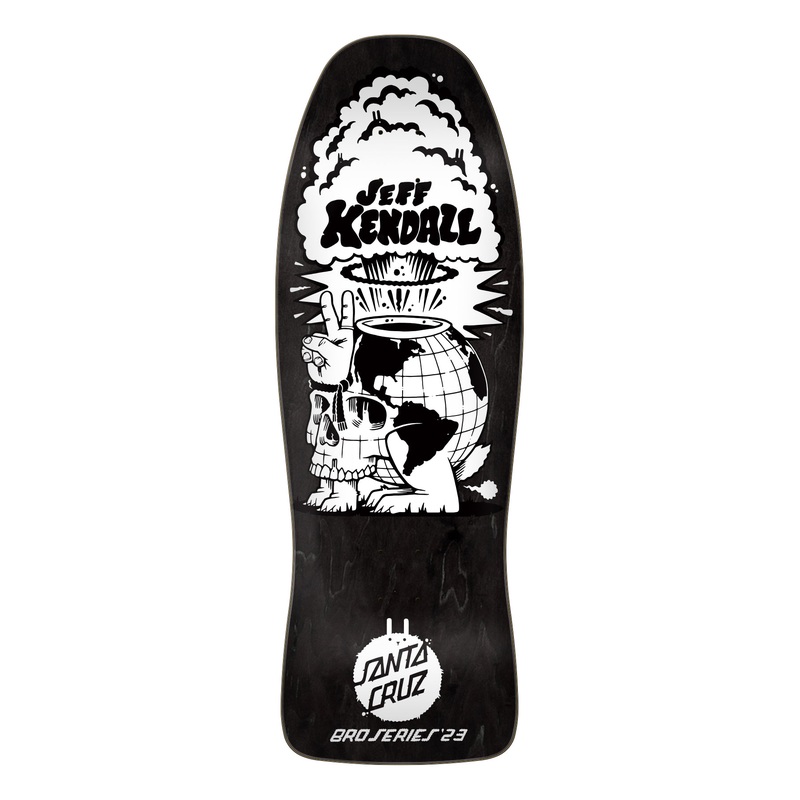 SANTA CRUZ JEFF KENDALL FRIEND OF THE WORLD REISSUE SKATEBOARD DECK