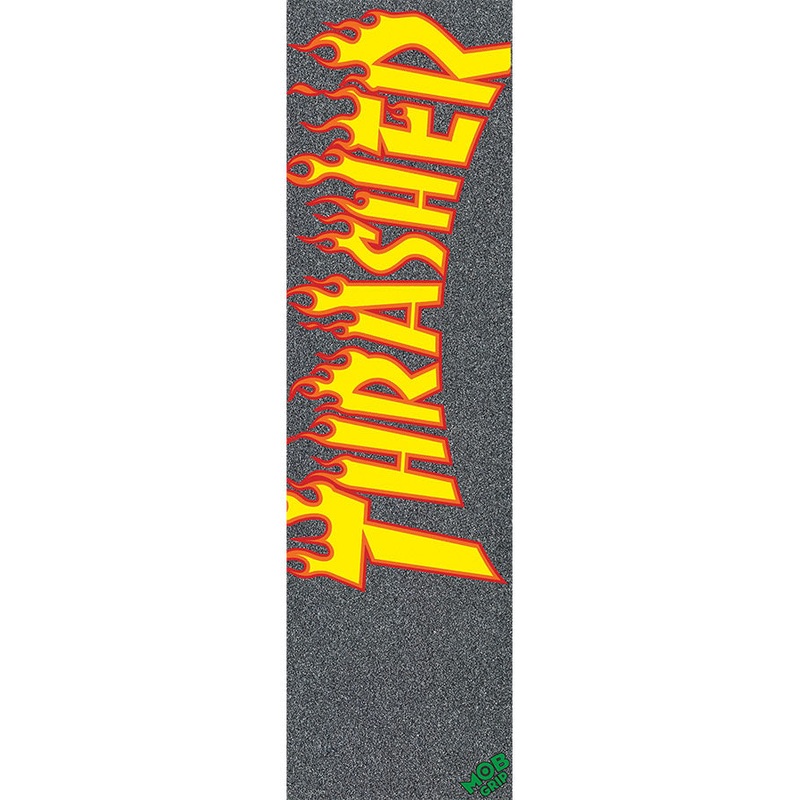 THRASHER YELLOW AND ORANGE FLAME GRIPTAPE