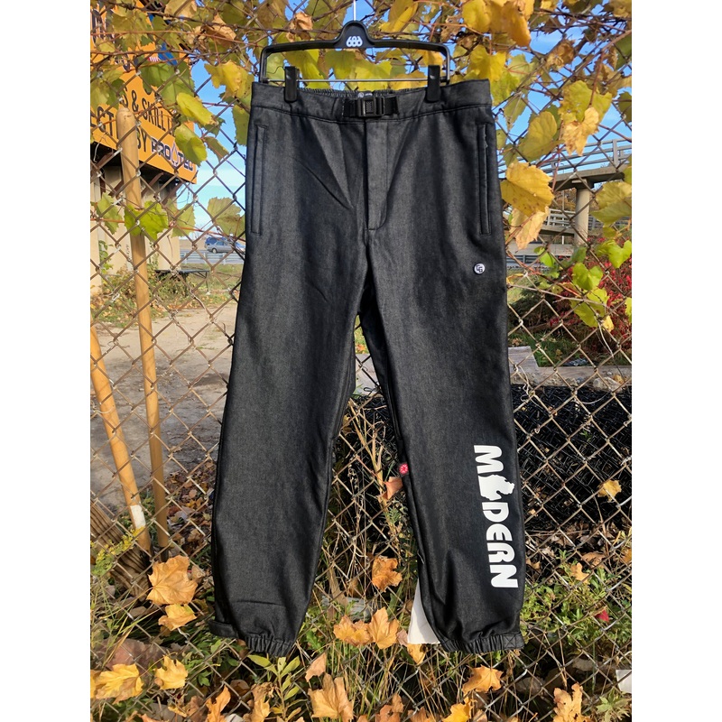 MODERN TECH JOGGER PANT-BLACK DENIM