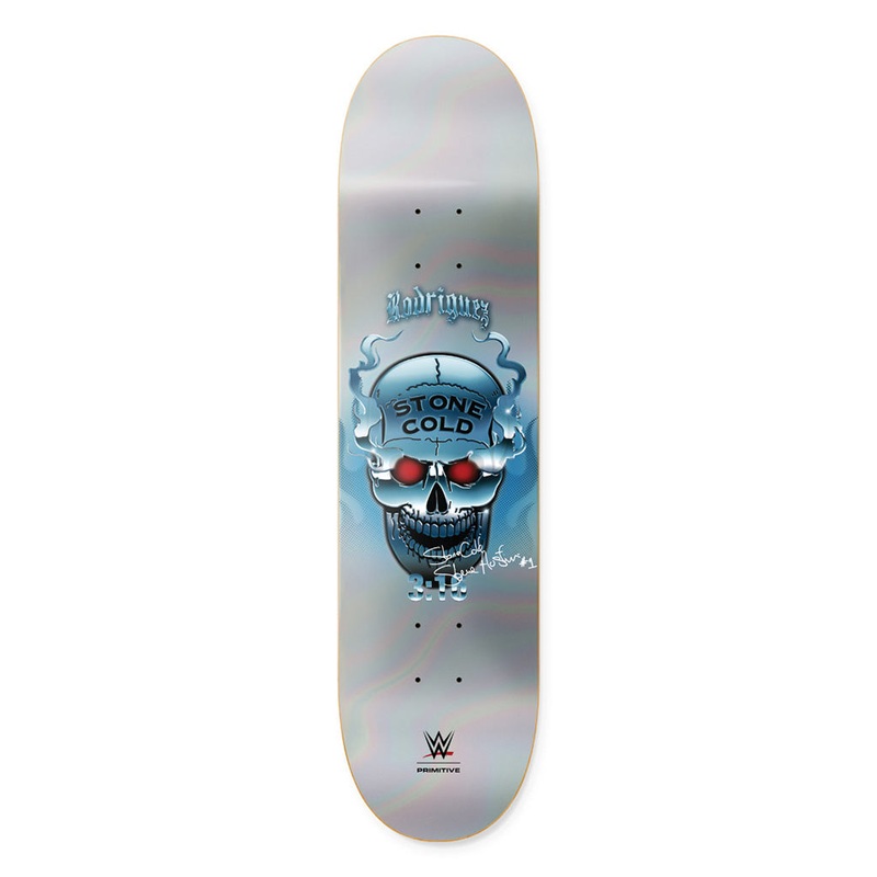 PRIMITIVE P-ROD AUSTIN CHROME SKATEBOARD DECK