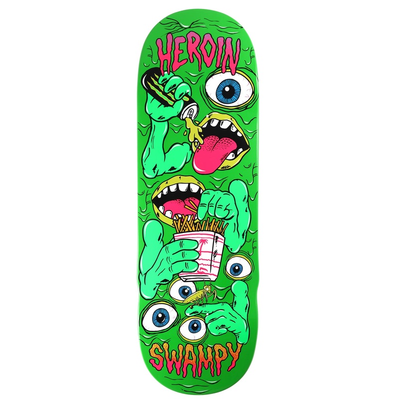 HEROIN SKATEBOARDS MUTATE OR DIE DECK